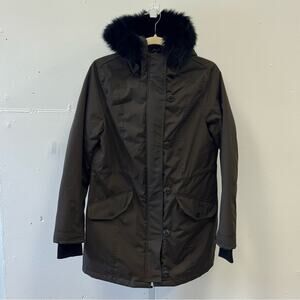 UGG Women’s Adirondack Dark Olive 3 in 1 Hooded Down Parka Jacket Coat Small